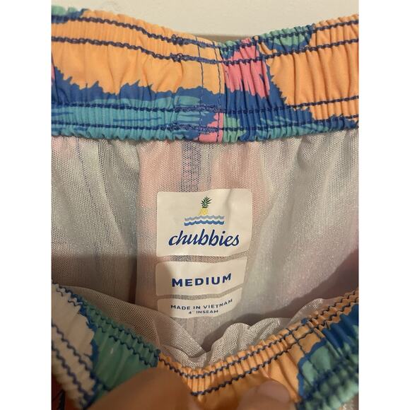 Chubbies Plant Be Tamed Floral Trunks Shorts Mens Medium 4‎ Inch Inseam - Picture 4 of 7